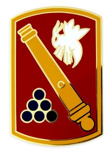 113th Field Artillery Brigade Combat Service ID Badge