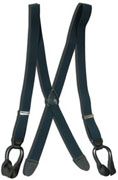 Finance Army Suspenders Silver Button On