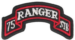 75th Ranger Special Troops Battalion Color Army Tabs Scroll