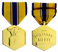 Air Force Commendation Anodized Large Medal