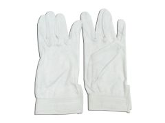 GLOVES WHITE LARGE W/VELCRO