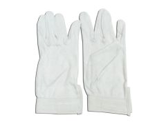 GLOVES WHITE MEDIUM W/VELCRO