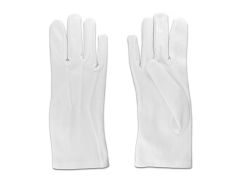 Gloves White Nylon Stretch