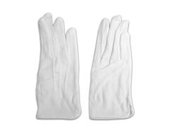 GLOVES WHITE MEDIUM MARCH W/DOT PALM