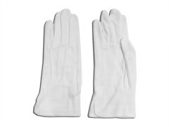 GLOVES WHITE SMALL MARCH W/DOT PALM