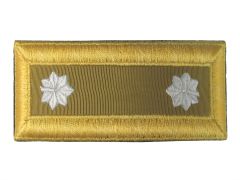 ARMY SHOULDER STRAP  LIEUTENANT COLONEL QUARTERMASTER   NYLON  MALE