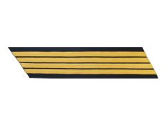 ARMY SERVICE STRIPES  12 YEAR GOLD/BLUE