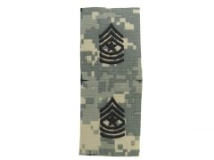 ARMY CAP DEVICE  STAFF SERGEANT MAJOR  ACU-SEW ON