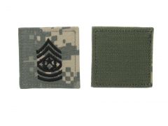 ARMY CHEVRON  COMMAND SERGEANT MAJOR  ACU/VELCRO