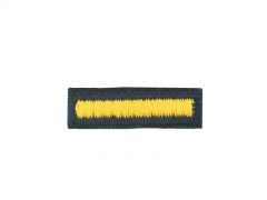 ARMY OVERSEAS BAR  LARGE  GOLD/BLUE