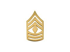 ARMY CHEVRON  22K  FIRST SERGEANT 