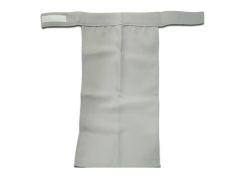 SCARF ARMY POLY FINANCE SILVER GREY