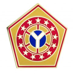 108TH SUSTAINMENT BRIGADE, COMBAT SERVICE IDENTIFICATION BADGE