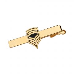 ARMY TIE CLASP, MASTER SERGEANT GOLD PLATED 