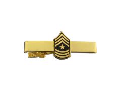 ARMY TIE CLASP, STAFF SERGEANT MAJOR GOLD PLATED 