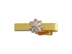 ARMY TIE CLASP, LIEUTENANT COLONEL GOLD PLATED 