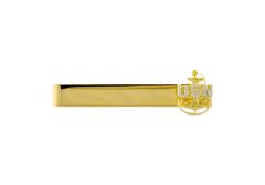 NAVY TIE CLASP, E7 CPO GOLD PLATED 