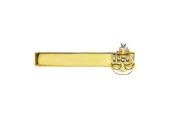 NAVY TIE CLASP, E8 SCPO GOLD PLATED 