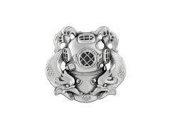 Diver 1st Class Silver-Ox Navy Badge