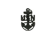 NAVY CAP DEVICE, CHIEF PETTY OFFICER E7 SUBMETAL 