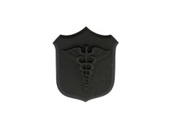 NAVY COLLAR DEVICE, HOSPITAL CORPS SHIELD, SUBMETAL