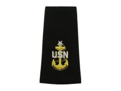 NAVY SHOULDER MARK, SOFT, SENIOR CHIEF