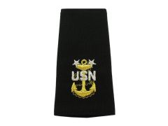 NAVY SHOULDER MARK, SOFT, MASTER CHIEF