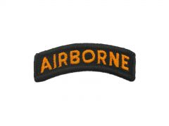 ARMY TAB, AIRBORNE, BLACK/GOLD