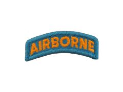 ARMY TAB, AIRBORNE , GOLD/TEAL