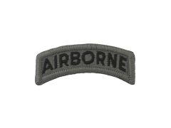 ARMY TAB, AIRBORNE , FOLIAGE VELCRO