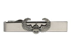 ARMY TIE CLASP, AIR ASSAULT SILVER-OX 