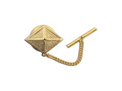 ARMY TIE TAC, FINANCE GOLD PLATED 