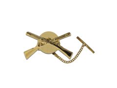 ARMY TIE TAC, INFANTRY GOLD PLATED 