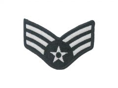 AIR FORCE CHEVRON, SENIOR AIRMAN, FULL COLOR, SMALL