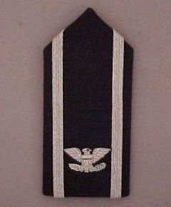 AIR FORCE SHOULDER BOARD, COLONEL HAP ARNOLD DRESS, SMALL