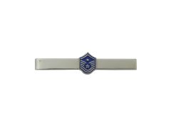 AIR FORCE TIE CLASP, MASTER SERGEANT W/DIAMOND