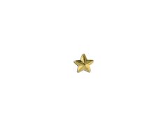 RIBBON ACCESSORY, STAR 3/16" GOLD 