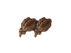 Oak Leaf Cluster 13/32 Double Bronze Ribbon Accessory