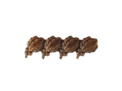 Oak Leaf Cluster 13/32 Quad Bronze Ribbon Accessory