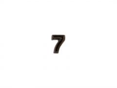 RIBBON ACCESSORY, NUMBER "7" 3/16" BRONZE 